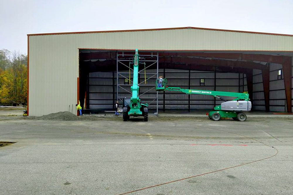 Commercial Aircraft Hangar In New Hampshire