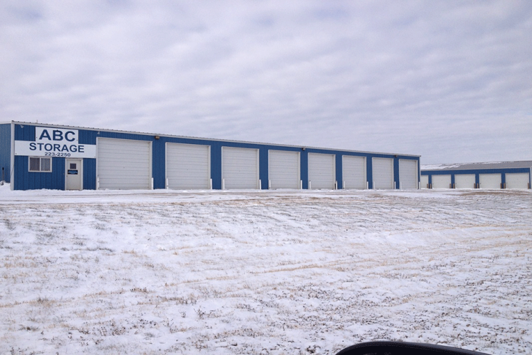 pre-engineered steel mini storage building for a customer in Fort Pierre, South Dakota