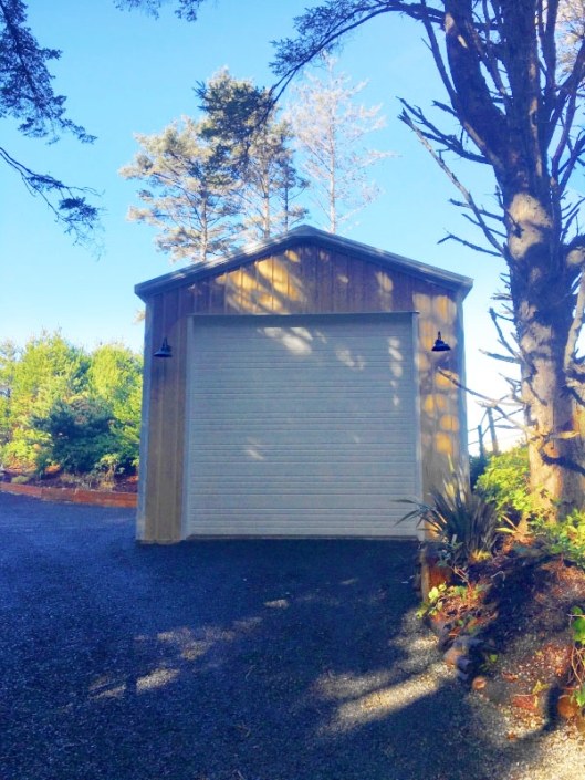steel garage building in Oregon