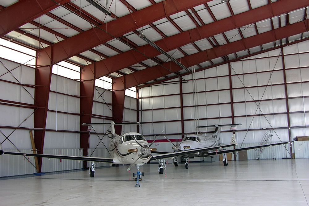 Prefabricated Metal Aircraft Hangar in Colorado Springs CO