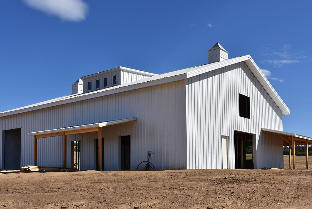 Highlands Ranch steel barn building