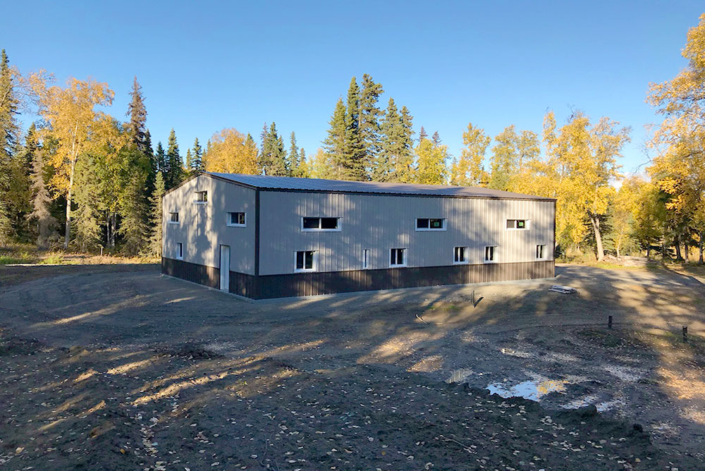 Soldotna steel barndominium