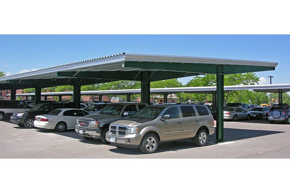 Solar Panel-Adorned Carports At The Denver Federal Center