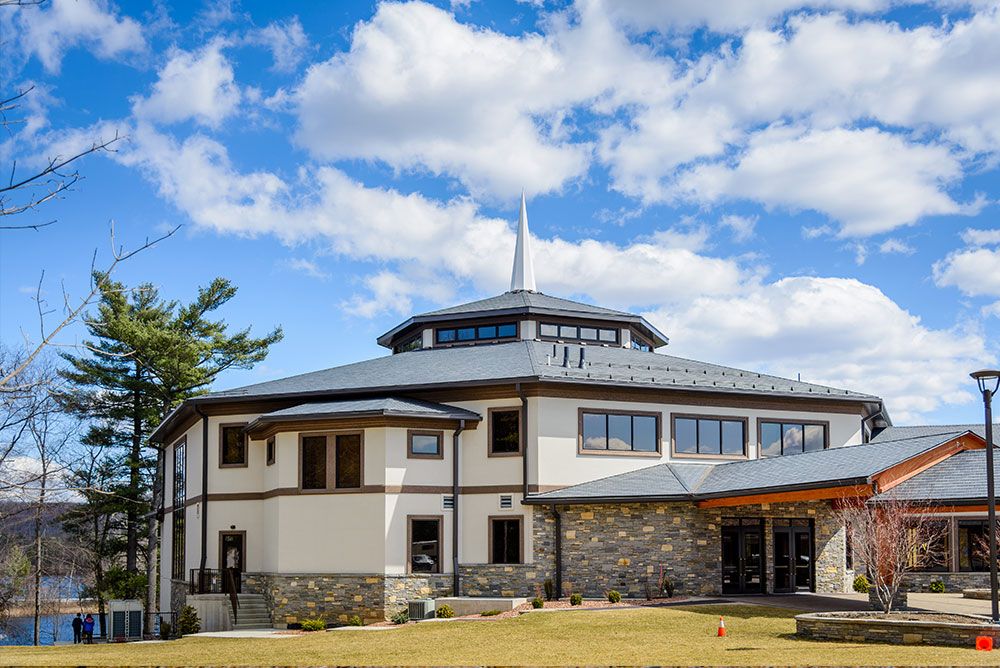 Steel Church Building In Massachusetts