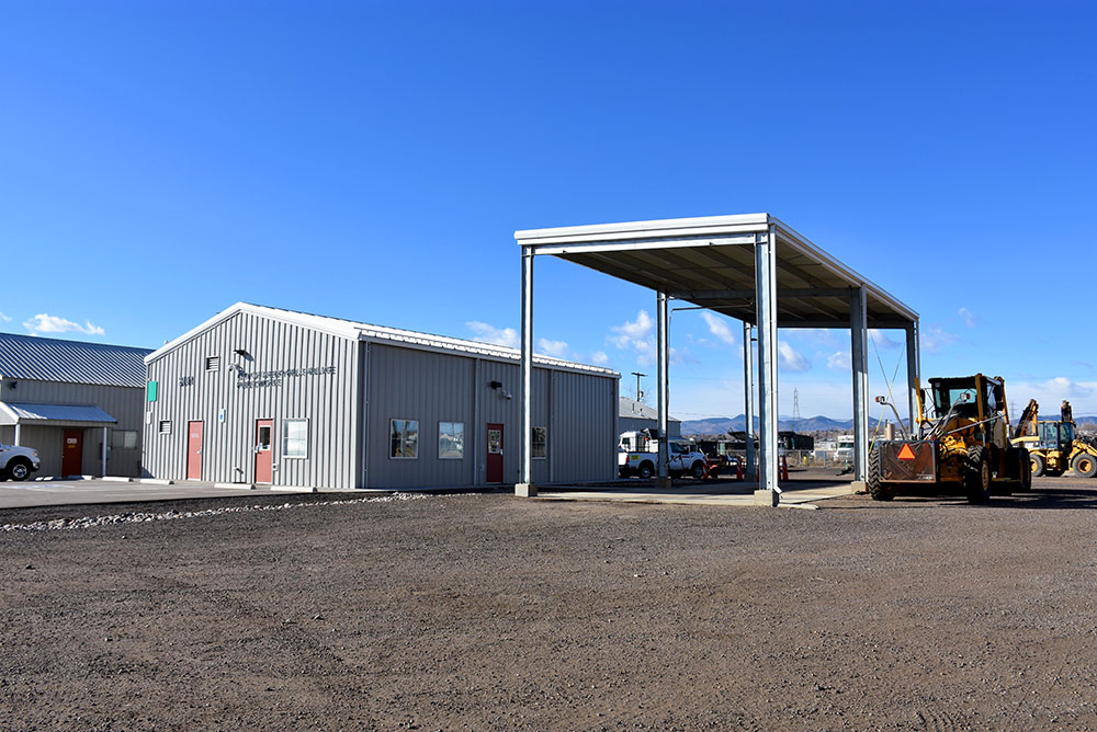 Steel Public Works Building In Sheridan, Colorado