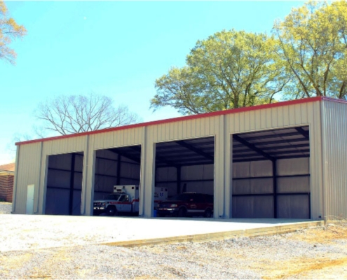 Prefabricated Steel Firehouse In Cordova, Alabama