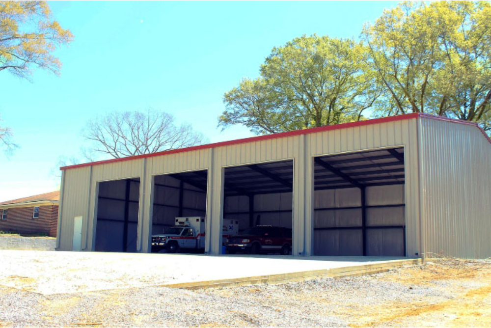 Prefabricated Steel Firehouse In Cordova, Alabama