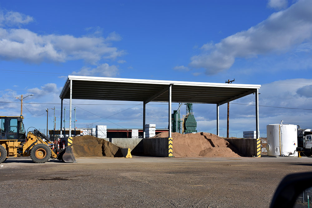 Steel Public Works Building In Sheridan, Colorado