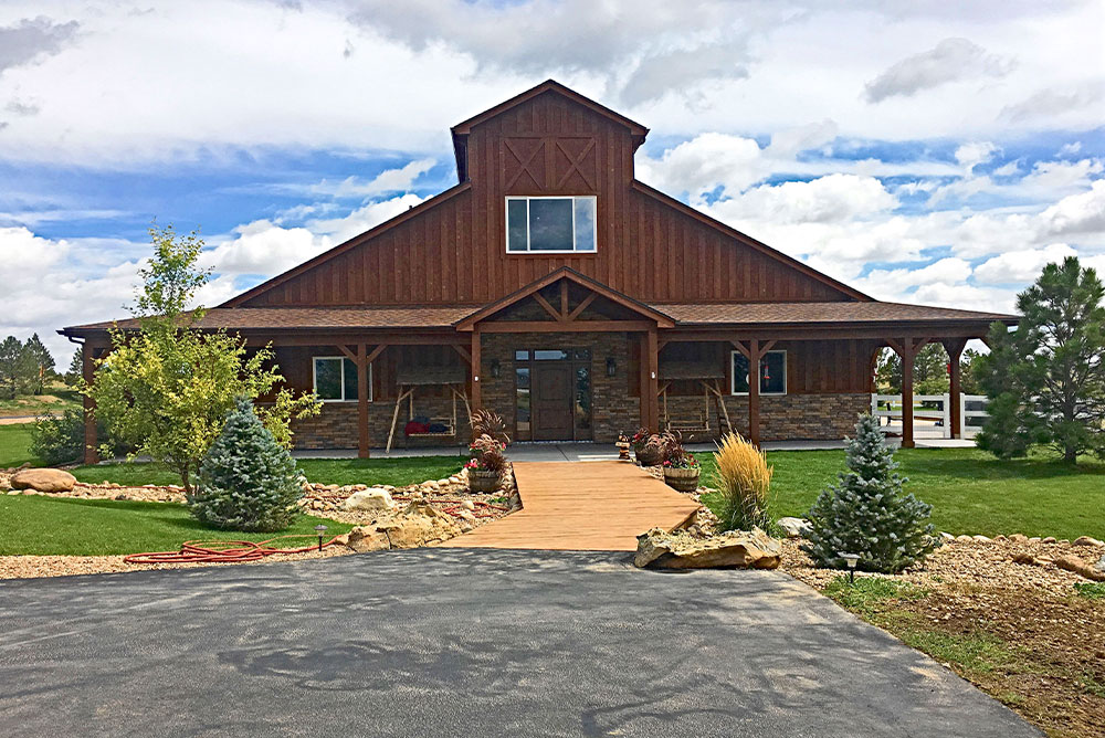 Highlands Ranch prefabricated steel barndominium