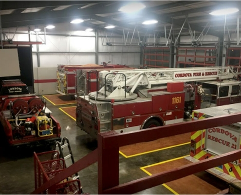 Prefabricated Steel Firehouse In Cordova, Alabama