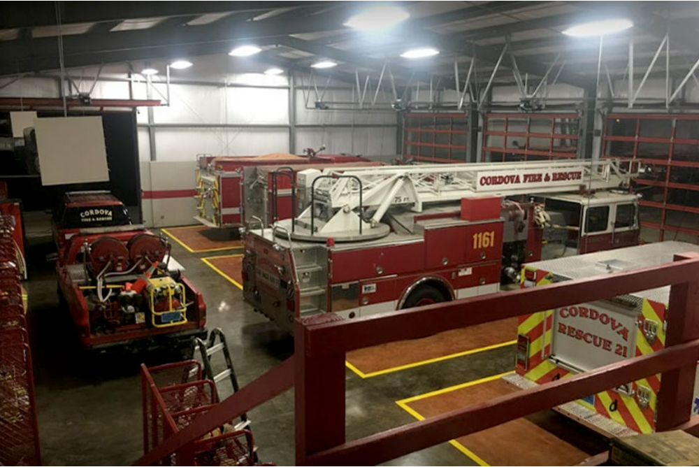 Prefabricated Steel Firehouse In Cordova, Alabama