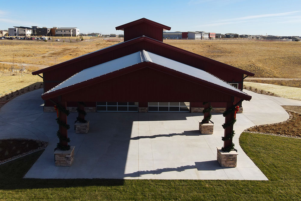 Colorado steel pavilion for home development
