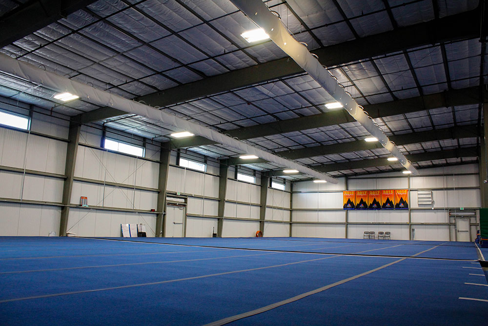 Steel recreational and sports buildings