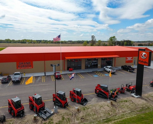 commercial garage steel buildings