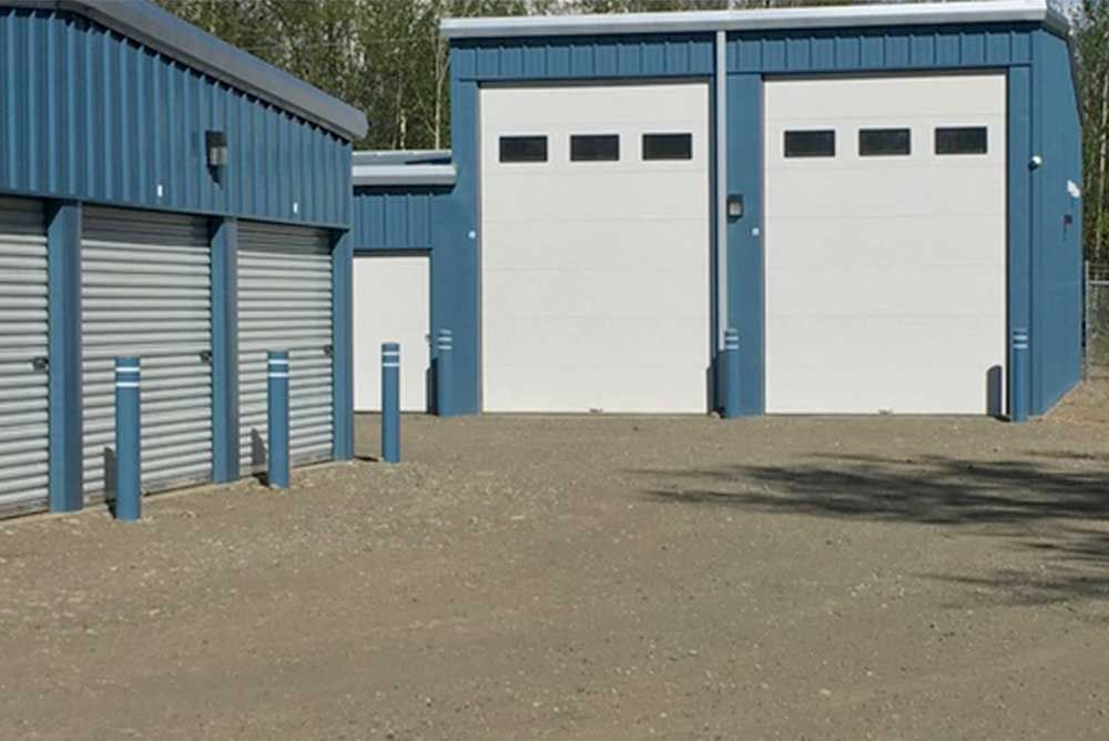 Pair Of Prefabricated Mini Storage Buildings In Wasilla