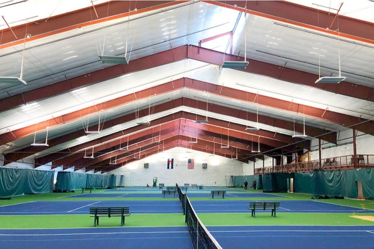 Steel Indoor Tennis Facility In Parker