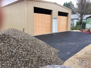 pre-engineered steel building for a client in Worland, Wyoming