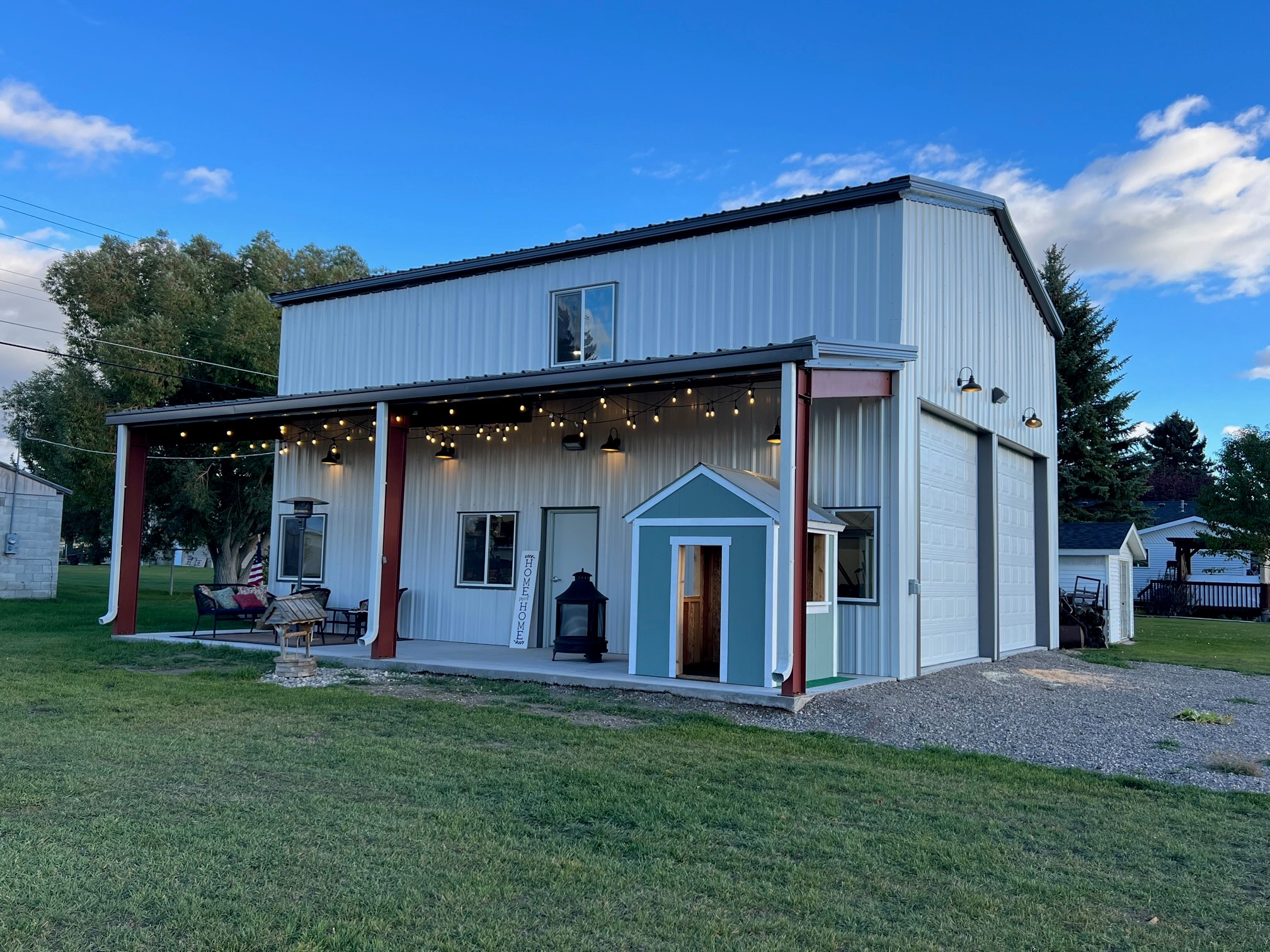 Steel barndominium in Soda Springs, Idaho