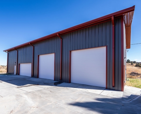 prefab steel garage in Parker Colorado