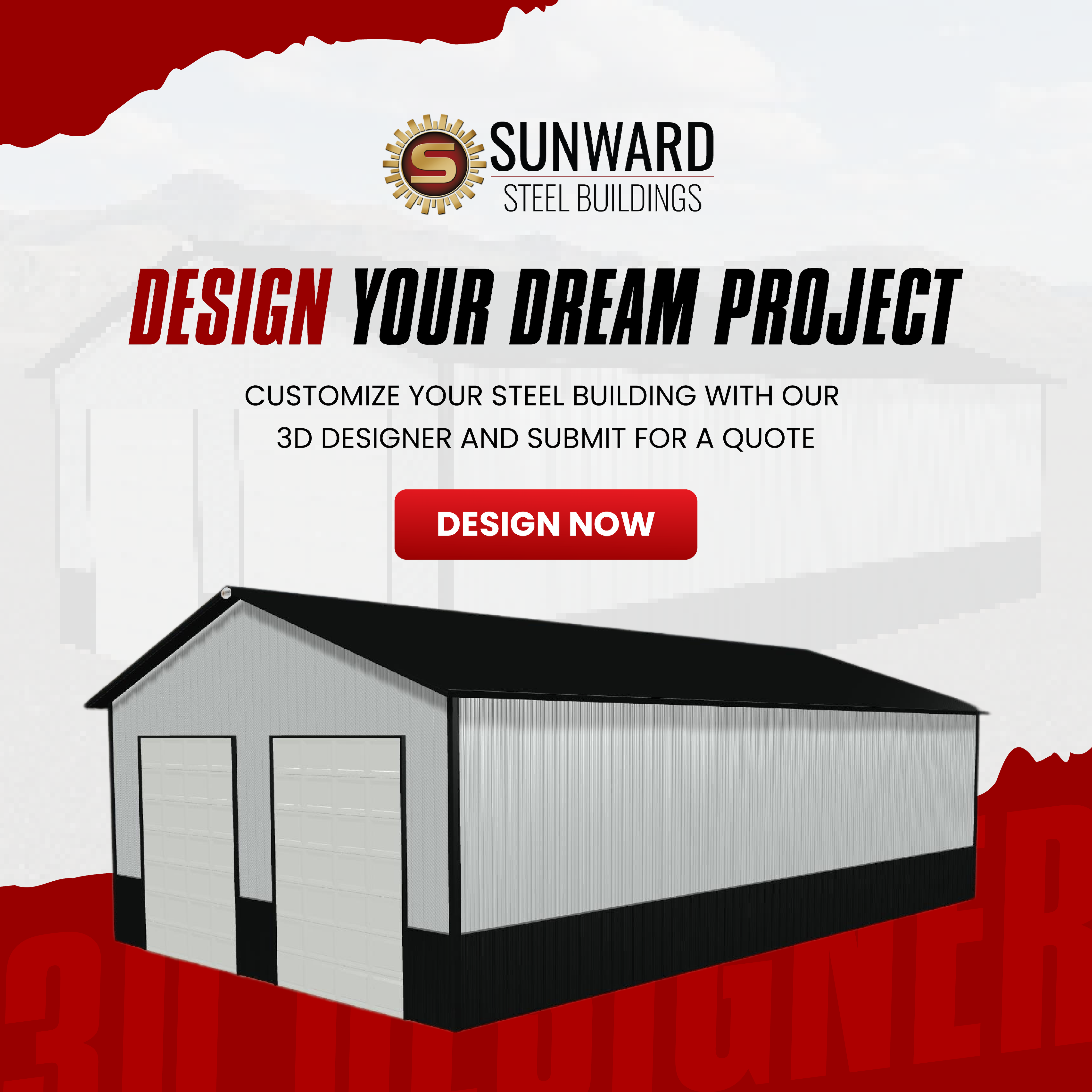 Design Your Steel Building with Sunward 3D Designer